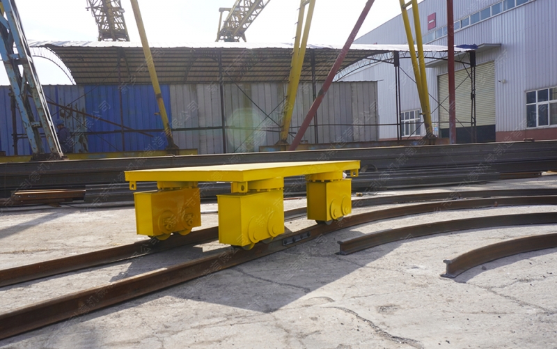 2吨手推式可转弯轨道车