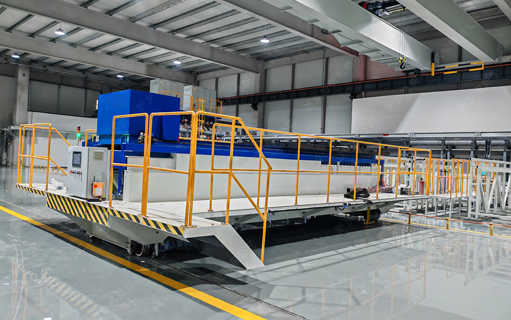 定制轨道平车助力退火炉生产效率大幅提升