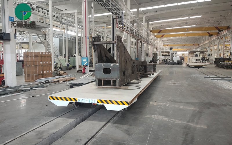 KPT-10吨涂装线拖链轨道平车